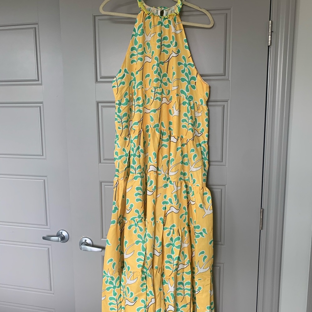 Fun Flowy Yellow Dress!